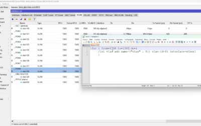 Script Multiplas VLANs Mikrotiks